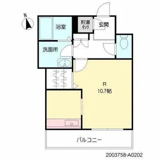 シャーメゾンKRS【2階】の間取り