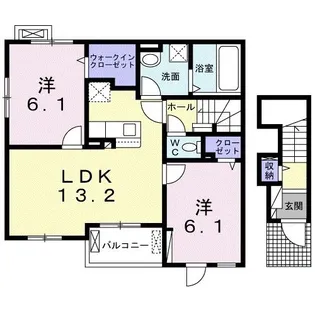 メゾン・ド セレニティ【2階】の間取り