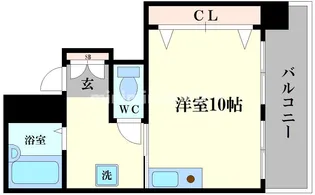 大阪府大阪市浪速区日本橋西1【マンション】の間取り