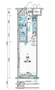 メインステージ王子【8階】の間取り