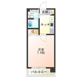 1Kの間取り画像