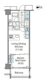 東京都新宿区新宿6【マンション】の間取り
