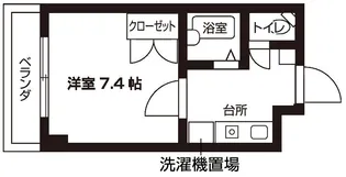 ウイステリア新瑞【5階】の間取り