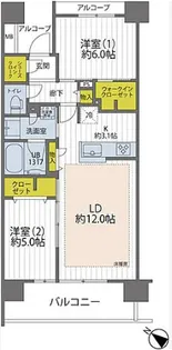 東京都江東区枝川1【マンション】の間取り