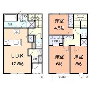 神奈川県秦野市尾尻【一戸建】の間取り