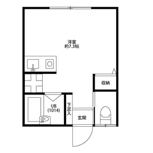 コーポアーク【1階】の間取り