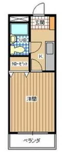 東京都八王子市堀之内3【マンション】の間取り