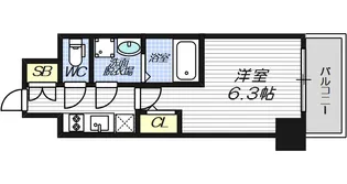 ファステート大阪グリーン【11階】の間取り