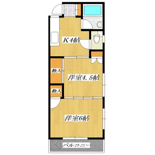 2Kの間取り画像