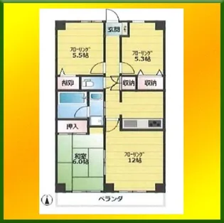 リヴェール【3階】の間取り
