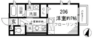 プリンストン【2階】の間取り