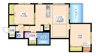 神奈川県逗子市逗子7【マンション】の間取り