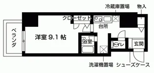 大須レジデンス【9階】の間取り