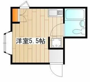 キャッスル旭ヶ丘A棟【2階】の間取り