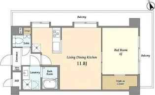 クリエール志木【5階】の間取り