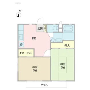 シティー薬円台【2階】の間取り