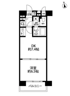 サンコート中野【3階】の間取り