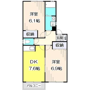 東京都西東京市中町3【アパート】の間取り