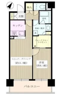 イルジェールヴィラ【7階】の間取り