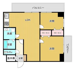 鹿児島県鹿児島市南林寺町【マンション】の間取り