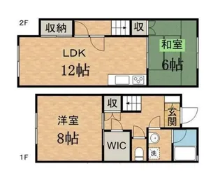東京都日野市高幡【一戸建】の間取り