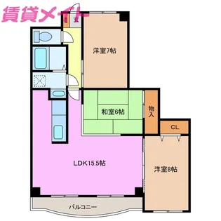 SOLEIL【3階】の間取り