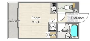 レジデンス久我山【1階】の間取り