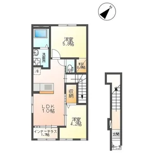 グリーン(新築)【2階】の間取り
