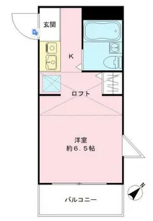 ルミナス西新宿【2階】の間取り