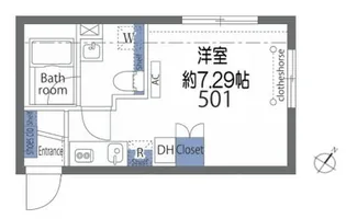 東京都渋谷区恵比寿3【マンション】の間取り