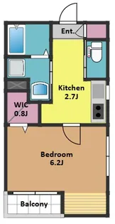 イステメワ宮坂【1階】の間取り