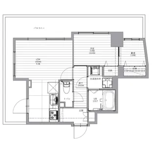 レジデンス渋谷富ヶ谷(Residence Shibuya Tomiga【7階】の間取り