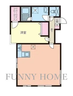 東京都目黒区五本木1【マンション】の間取り