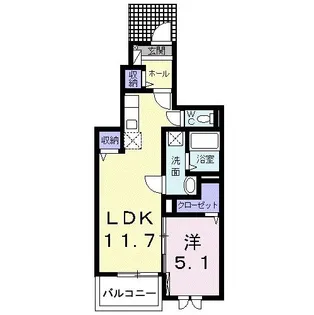 千葉県柏市あけぼの4【アパート】の間取り