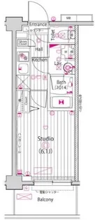 ガーラ大井町グランドステージ【1階】の間取り