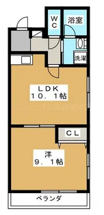 クレアーレ五条大宮【1階】の間取り