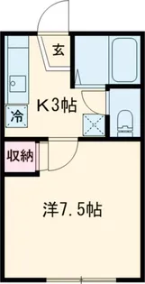 コーポ南金井【2階】の間取り