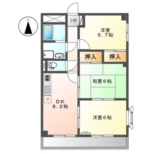 ルミナス成城【3階】の間取り