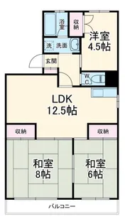ベルメゾンたき【1階】の間取り