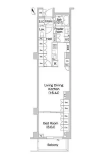 Brillia代官山プレステージ ブリリア代官山プレステージ【2階】の間取り