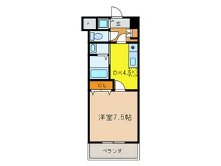 サンシティ栄生【2階】の間取り