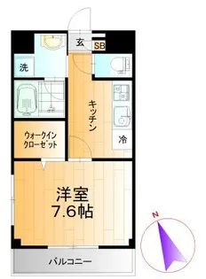 LEO弐拾参番館【5階】の間取り