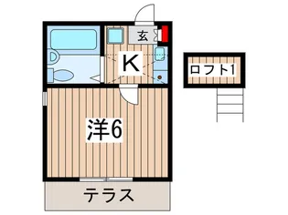 ベルシオン宮野木【2階】の間取り