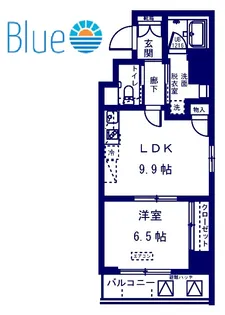 ドムス常盤【8階】の間取り