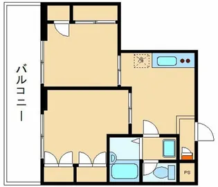 大橋第一ハイム【3階】の間取り
