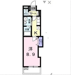 リヴィエールプラス【6階】の間取り