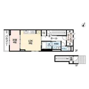 1life【2階】の間取り