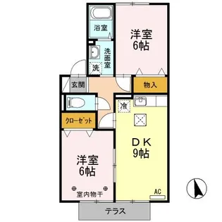 CosmosII【1階】の間取り