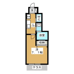ワイズコート3【2階】の間取り