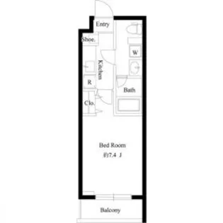 パルムクレスト武蔵小山 ノース棟【3階】の間取り